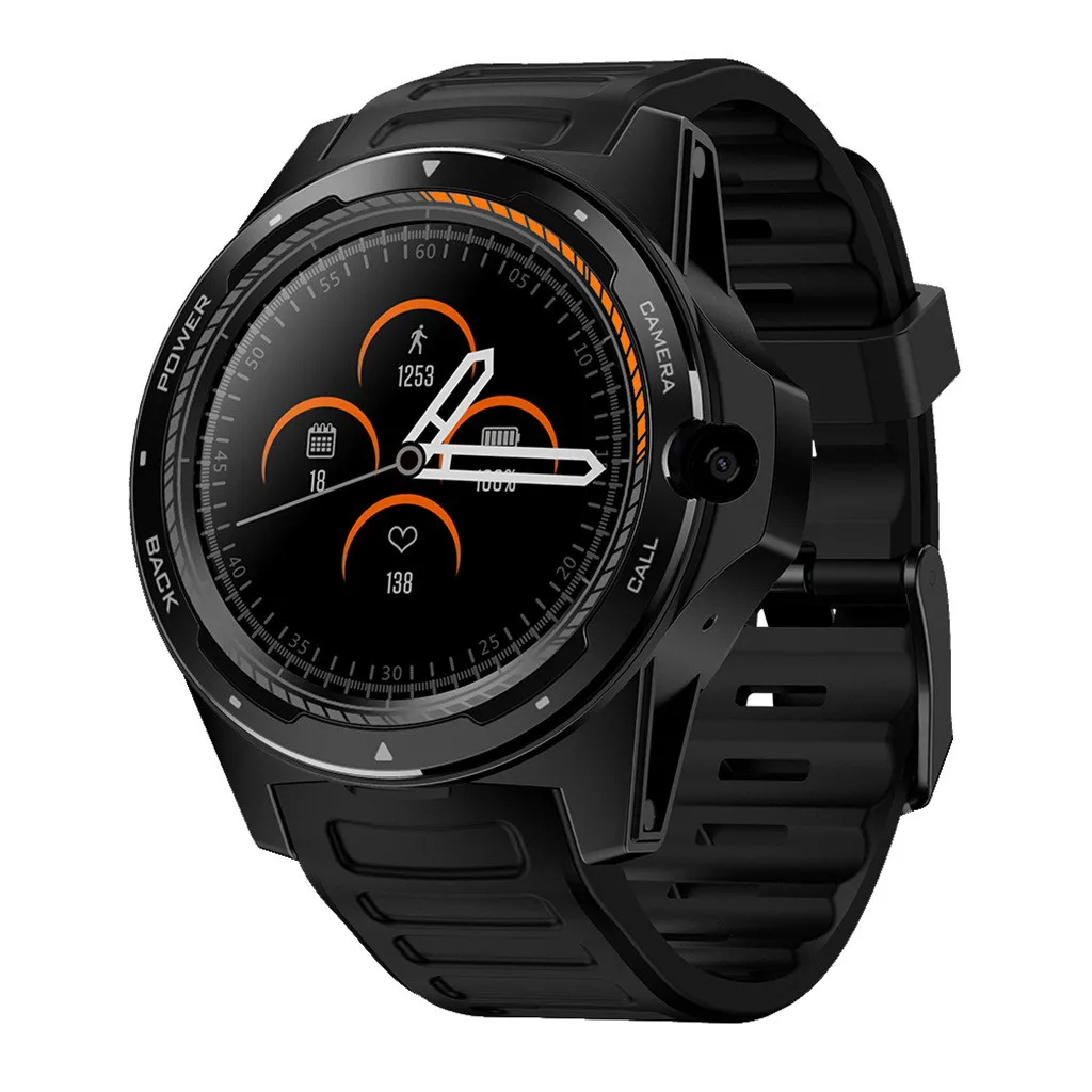 zeblaze Thor 5 1,39 в AMOLED Шагомер монитор сердечного ритма gps BT4.0 Смарт часы модные спортивные Смарт часы горячая распродажа - Цвет: Черный