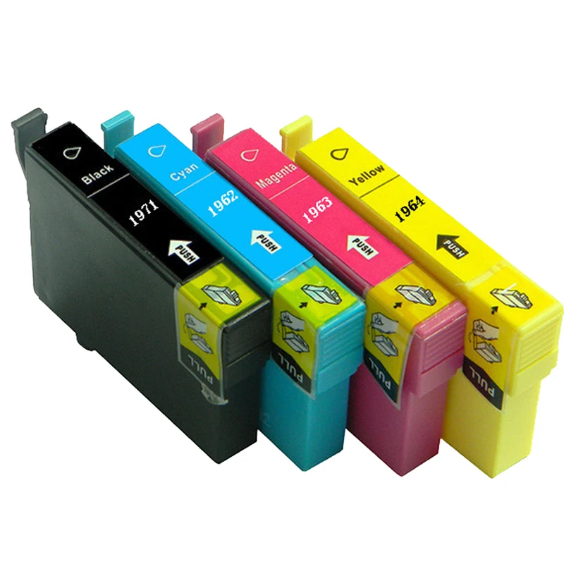 Einkshop T1971 T1962 T1963 T196 Cartridge For Epson XP-204 XP-214 XP211 XP101 XP201 XP401 XP214 XP-401 XP-101 XP-201 XP-211 | Компьютеры и
