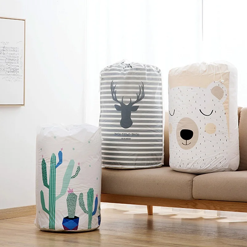 

Foldable Storage Bag Clothes Blanket Quilt Closet Sweater Travel Luggage Underwear waterproof bag Pouch Home Storage Accessories