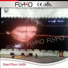 P5cm светодиодный танцевальный дисплей видео светодиодный сценический фон занавес