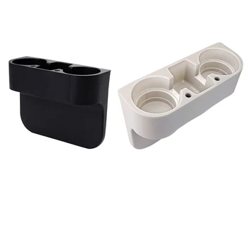 

3 In 1 Car Cup Holder Plastic Automobile Vehicle Seat Gap Organizer Phone Holder Drink Storage Box
