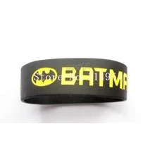 50 шт популярный браслет Бэтмен Силиконовые браслеты для мужчин и женщин ювелирные изделия подарок модные аксессуары H-88