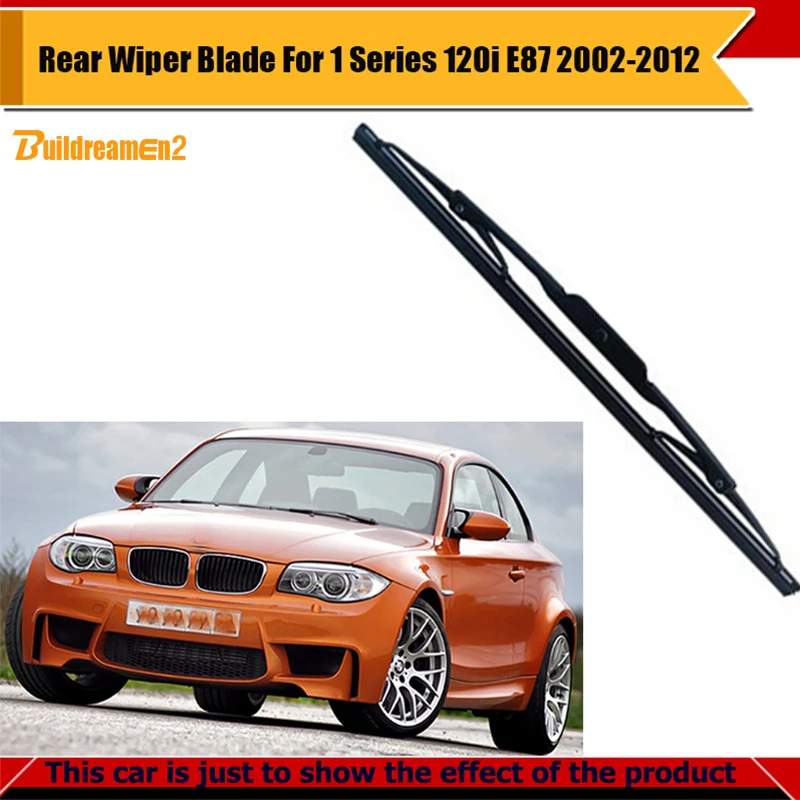 Buildreamen2 Car Rear Window Windshield Soft Rubber Wiper Blade For BMW