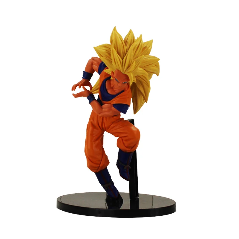 

18cm dragon ball Super saiyan 3 Battle damage Edition Son Goku Kakarotto action figure toys collection christmas Gift