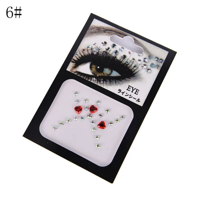 Buy Crystal Eyes Stickers Tattoo Eyeliner Diamond