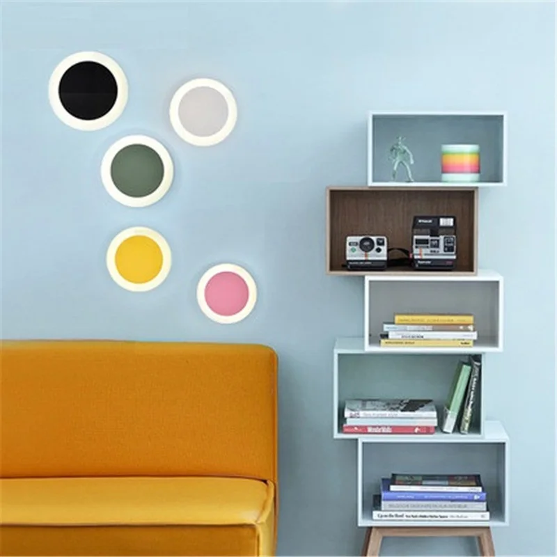 

Creative Iron Rotating Wall Sconce Simple Modern LED Wall Light Fixtures For Home Lighting Bedside wall Lamp Lampara Pared
