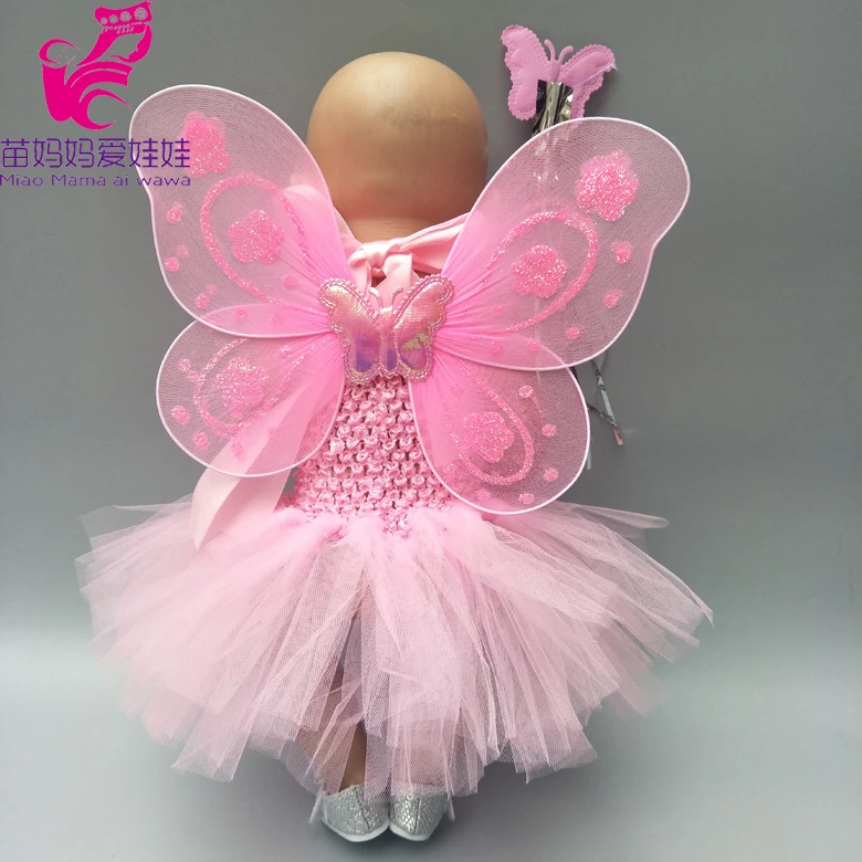 18 дюймов Девочка Кукла Одежда для куклы Радуга юбка-пачка для 18 дюймов американская кукла Красочное платье аксессуары