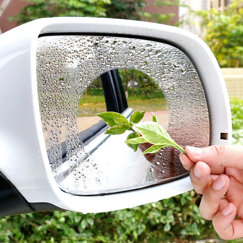 2Pcs car rearview mirror protective film anti-fog window clear rainproof rearview mirror protection soft film auto parts 2Pcs car rearview mirror protective film anti-fog window clear rainproof rearview mirror protection soft film auto parts