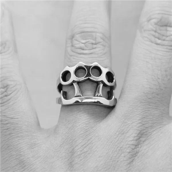 Boxer Ring 316L Stainless Steel Ring Cool Design Boxing Ring Bad Ass