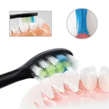 4 pièces Sonic brosse à dents électrique tête universelle brosse à dents noire tête de remplacement pour mi Soocare X3(China)