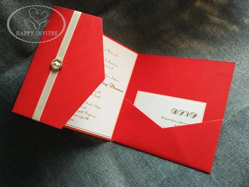 

HI5010 Red Pocket Card with RSVP-Free Shipping for Some Countries/Areas
