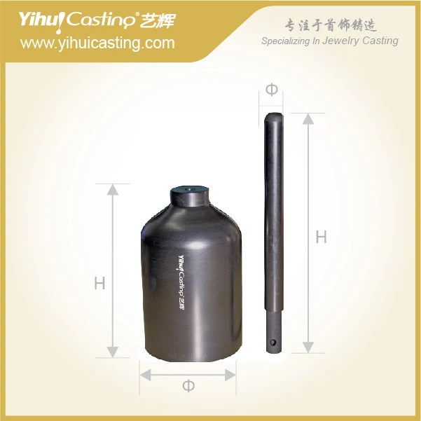 

Yihui graphite crucible for VC500,crucible graphite,high pure graphite crucible,casting crucibleG.GC.V011/V011S