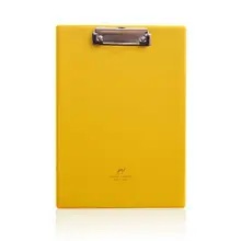 PPYY новинка-кожа A4 foulscap Конференц-Файл запись в буфер обмена Папка Держатель для документов жесткий зажим доска-планшет компактный