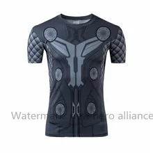A new miracle in the summer of 2016 men and women batman iron man printing movement boy hip-hop 3 d cartoon short sleeve T-shirt