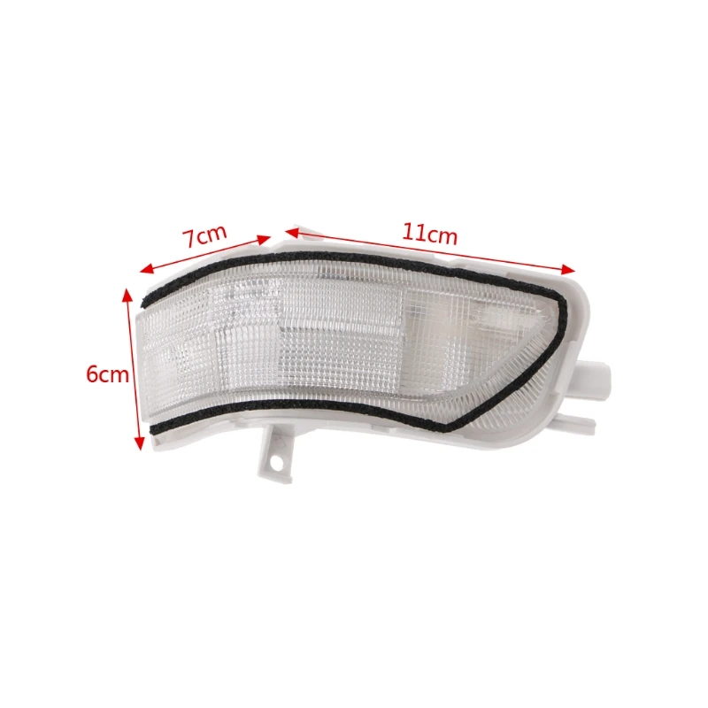 Левое и правое зеркало заднего вида Светодиодный светильник сигнала поворота для Honda CRV 2007-2011 Crosstour 2011- автомобильный светильник s Amber авто лампа - Испускаемый цвет: Left