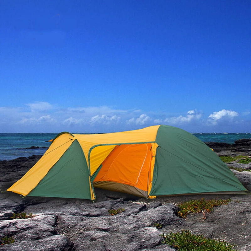 The sub wing outdoor luxury tent camping outdoor double bedroom couple rainproof tent The sub wing outdoor luxury tent camping outdoor double bedroom couple rainproof tent