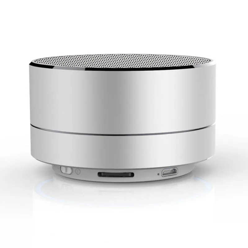 

A10 Wireless Bluetooth Portable Mini Stereo Bass Audio Metal with Microphone Support TF Card FM AUX Music Ridio Audio MP3 Player