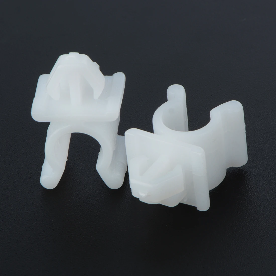 20pcs White 8mm Plastic Hole Hood Support Prop Rod Clips 65722-01E00 For Nissan