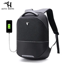 ARCTIC HUNTER, 15,6 дюймов, USB, водонепроницаемая, противоугонная, для ноутбука, мужская сумка, для спорта, путешествий, бизнеса, ноутбука, мужской рюкзак, школьный ранец