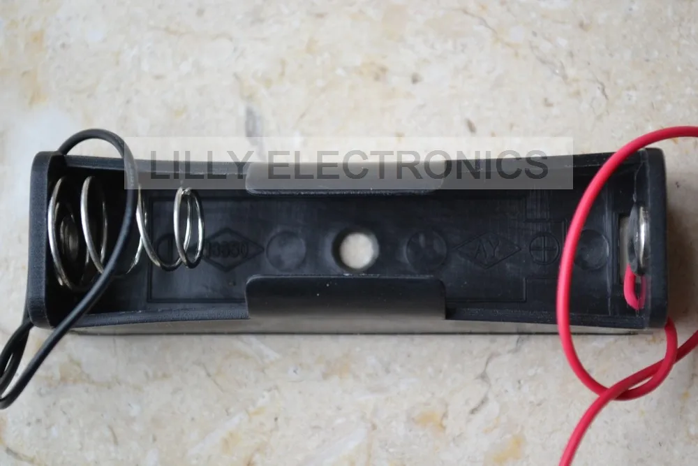 One Holder Case for 1x18650 or 2x16340 Battery w Wires leads Soldering | Обустройство дома