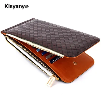 

Klsyanyo Men Women PU Leather Minimalist Business Bank Card Holder Credit Cardholder Card Wallet Tarjetero with Money Coin Purse