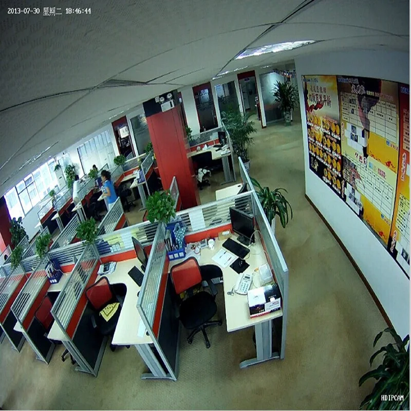 130 degree wide angle view