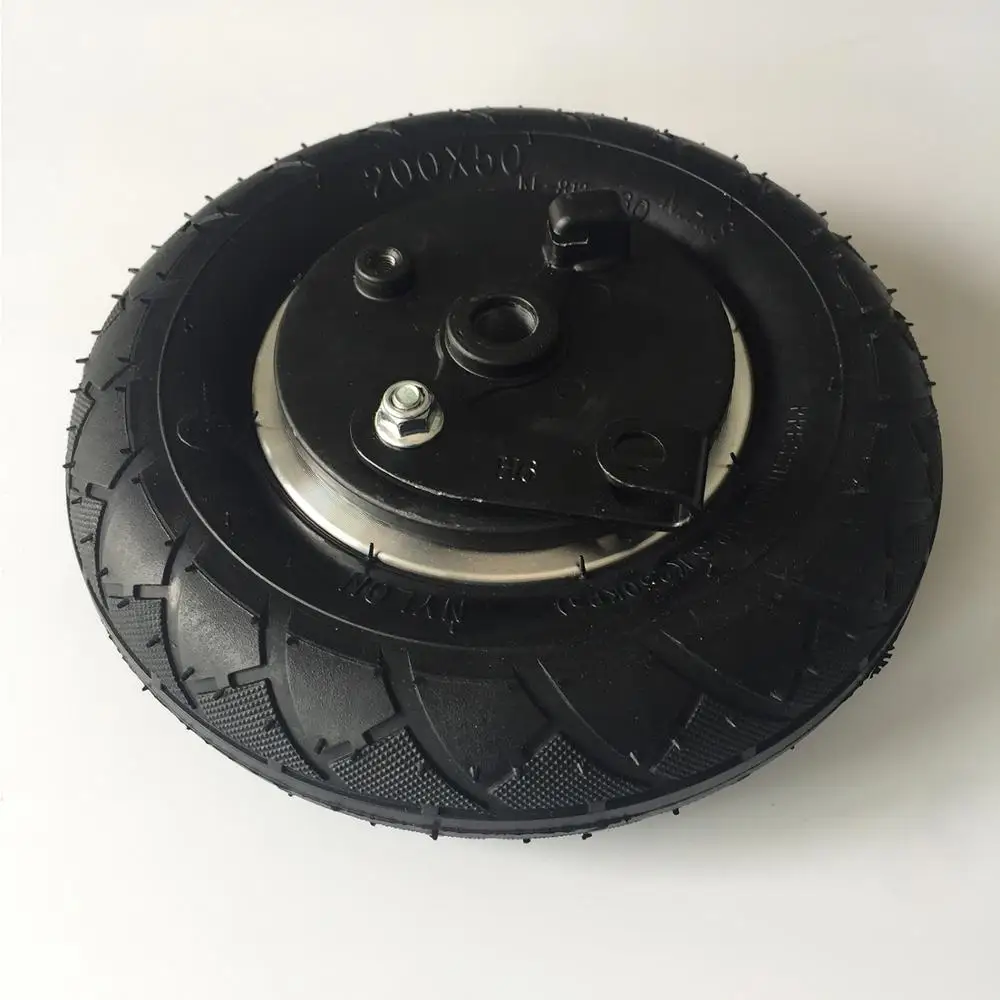 

8 Inch Wheel 200x50 With Drum Brake 8" Pneumatic Wheel With Expansion Brake for Electric Scooter Aluminium Wheel Brake