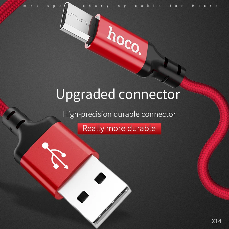 НОСО USB Micro 2A быстрой зарядки кабель для Xiaomi Redmi samsung huawei LG быстро Зарядное