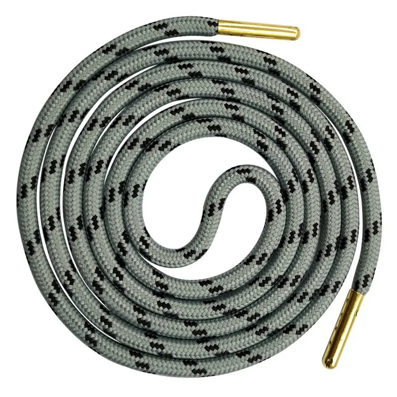 04 Light Grey Black JUPHAIR дешевый золотистый металл кончик круглые шнурки подходят для всех видов спорта бег скалолазание шнурки для обуви волнистые точки полосатый полиэстер шнурки - Цвет: 04 Light Grey Black