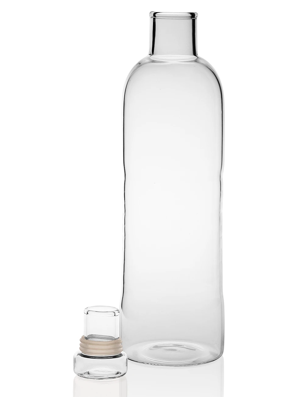 Glass Water Bottle With Protective Bag Travel Drinkware Portable Bottle Transparent Sport Bottles for Water Tea Glass Two Size 