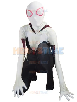 

Gwen Stacy Costume The Superior Spider-Man Costume Spandex halloween cosplay spiderman costume hot sale free shipping