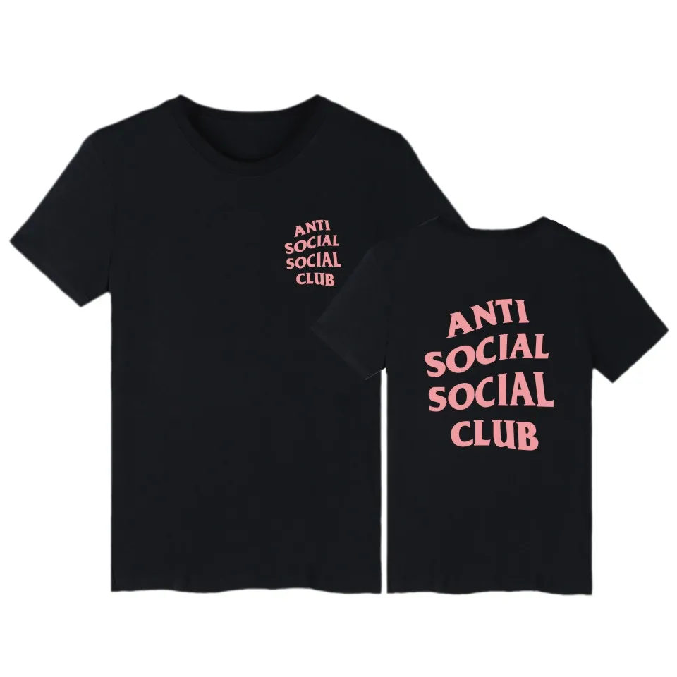 Anti Social Social Club Brand Hip Hop T Shirt Men T shirt and GD Kanye ...