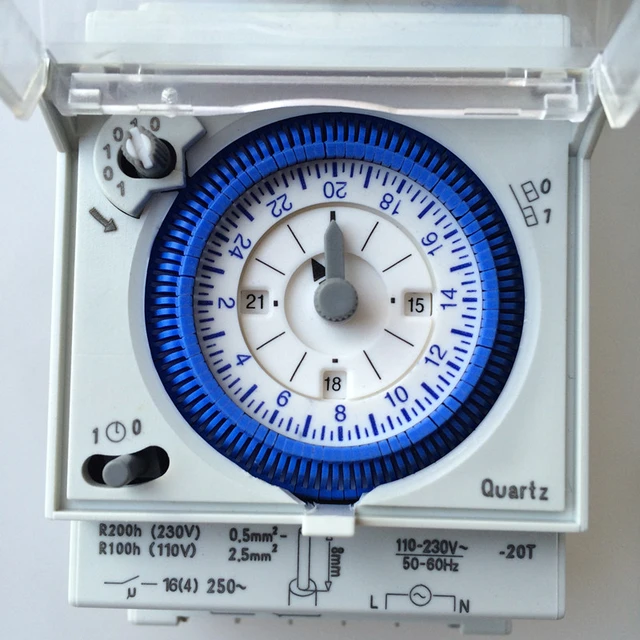 Interruttore Timer meccanico analogico 110V 220V 24 ore