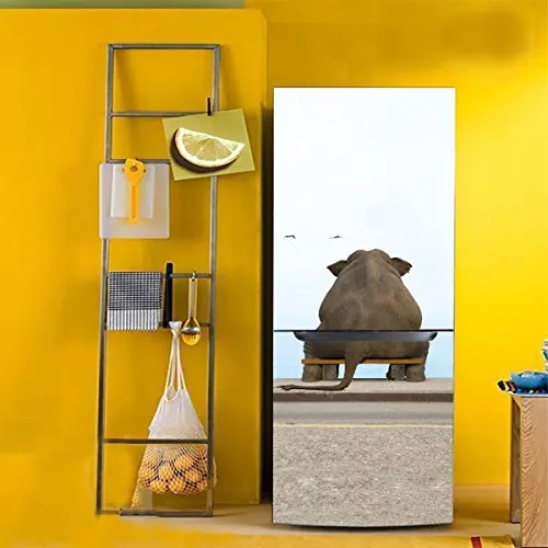 DIY морской слон Водонепроницаемая самоклеящаяся наклейка на холодильник двери обои-покрытие кухонные аксессуары стикер с изображением стены