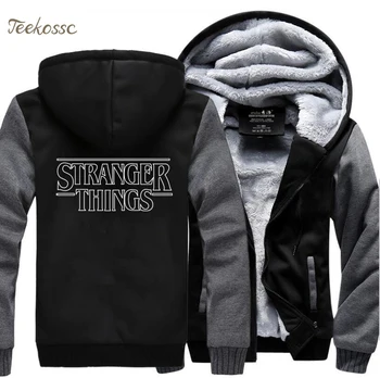 

TV Show Fashion Hoodies Men 2020 Hot Sale Winter Warm Fleece Men's Sweatshirt Thick Zipper Hoodie Hip Hop Black Gray Jacket Coat