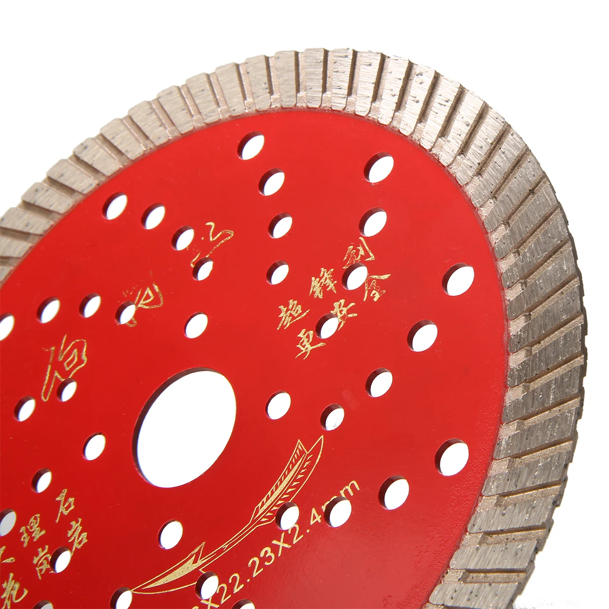 6inch Wood Metal Circular Saw Blade Diamond Wave Type Saw Blades for Porcelain Tile Ceramic Stone Cutting