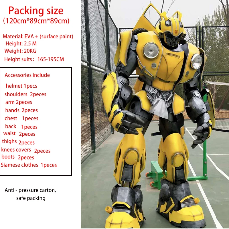 

Bumblebee Wearable costume Armor Transformers Cosplay Wearable Armor for Optimus Prime and Megatron