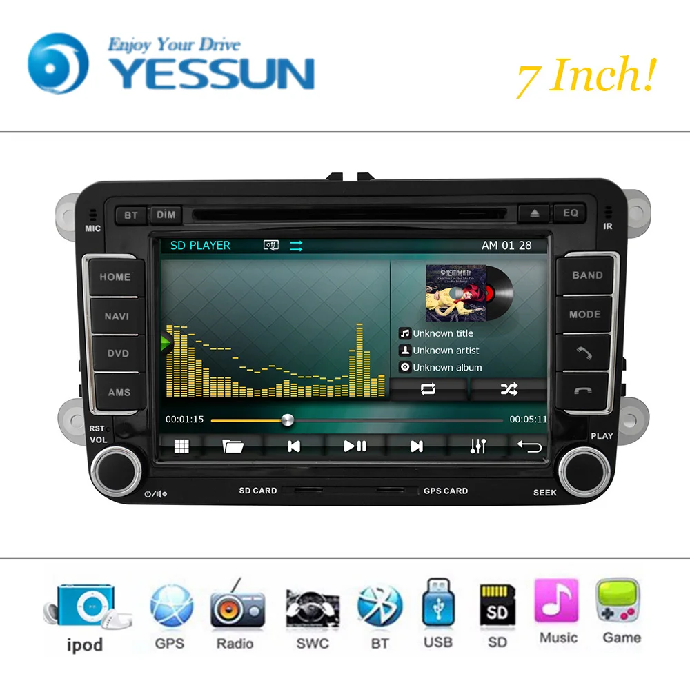 Best Car DVD Player Wince System For VW Volkswagen Passat POLO GOLF Skoda Car Radio Stereo GPS Navigation Multimedia Audio Video 3