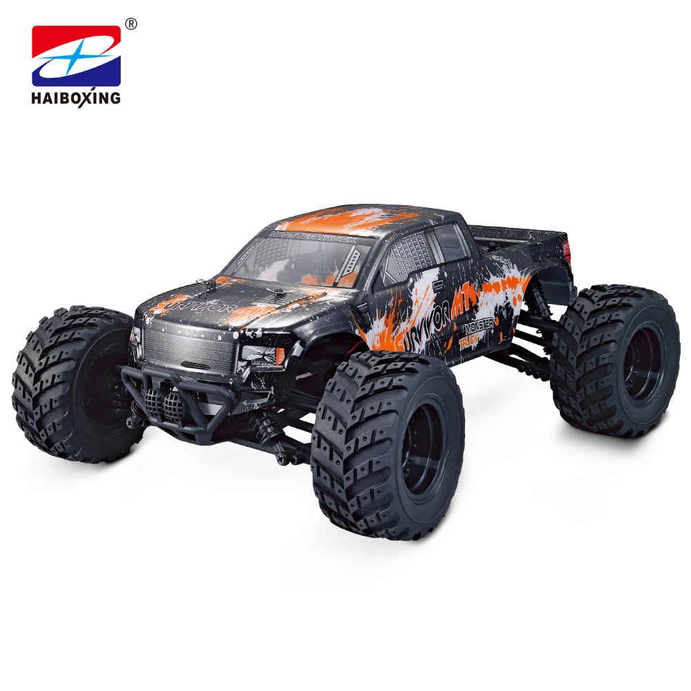 HBX 12813 RC Car 4WD 2.4Ghz 1:12 Scale 35km/h High Speed Remote Control Car Electric Powered Off-road Vehicle Model Green/Orange