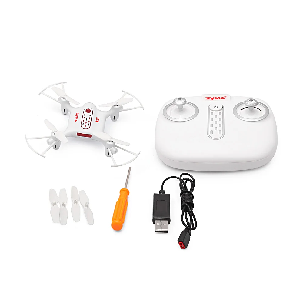 SYMA X21 мини RC вертолет Дрон радиотелефон 2 4 ГГц 4CH дистанционного Управление