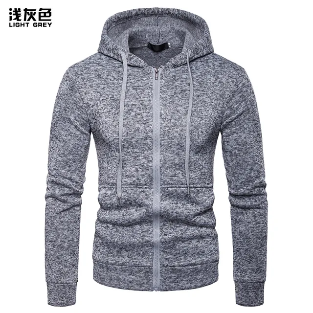 New Men Hoodies 2018 Winter Streetwear Fashion Brand Hooded Zipper ...