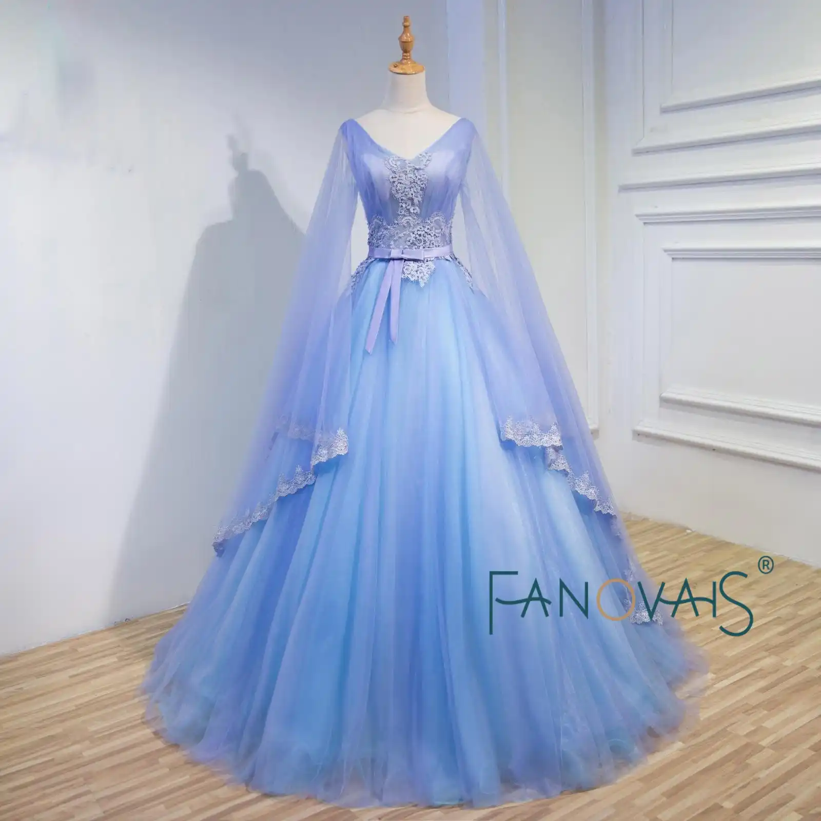 blue wedding dresses 2019