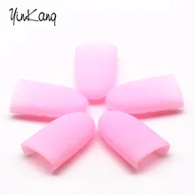 5pcs/Set UV Gel Off Polish Remover Soak Off Rubber Clip Cap Reusable Keeper Soakers Nail Art Resurrection Tool High Quality