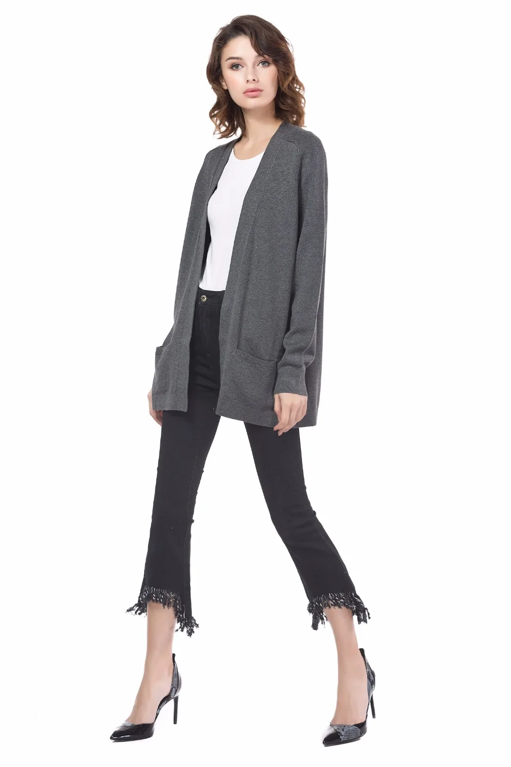 chunky boyfriend cardigan for women free