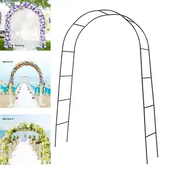 

Wedding Props Stage Backdrop Frame Wrought Iron Decorative Flower Stand Birthday Party Wedding Decoration Square Arch Black