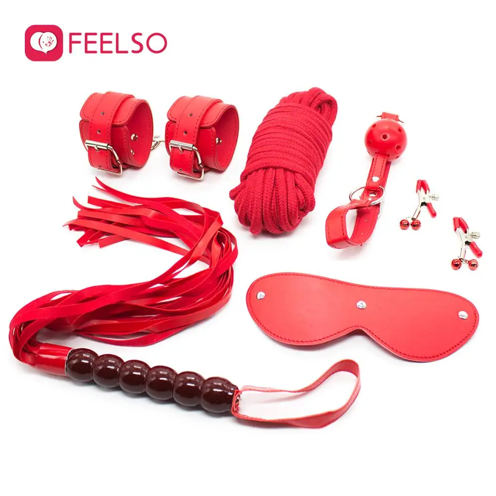 Горячие 6 шт. секс игрушки для женщин Зажимы кляп бондаж набор sextoys Связывание
