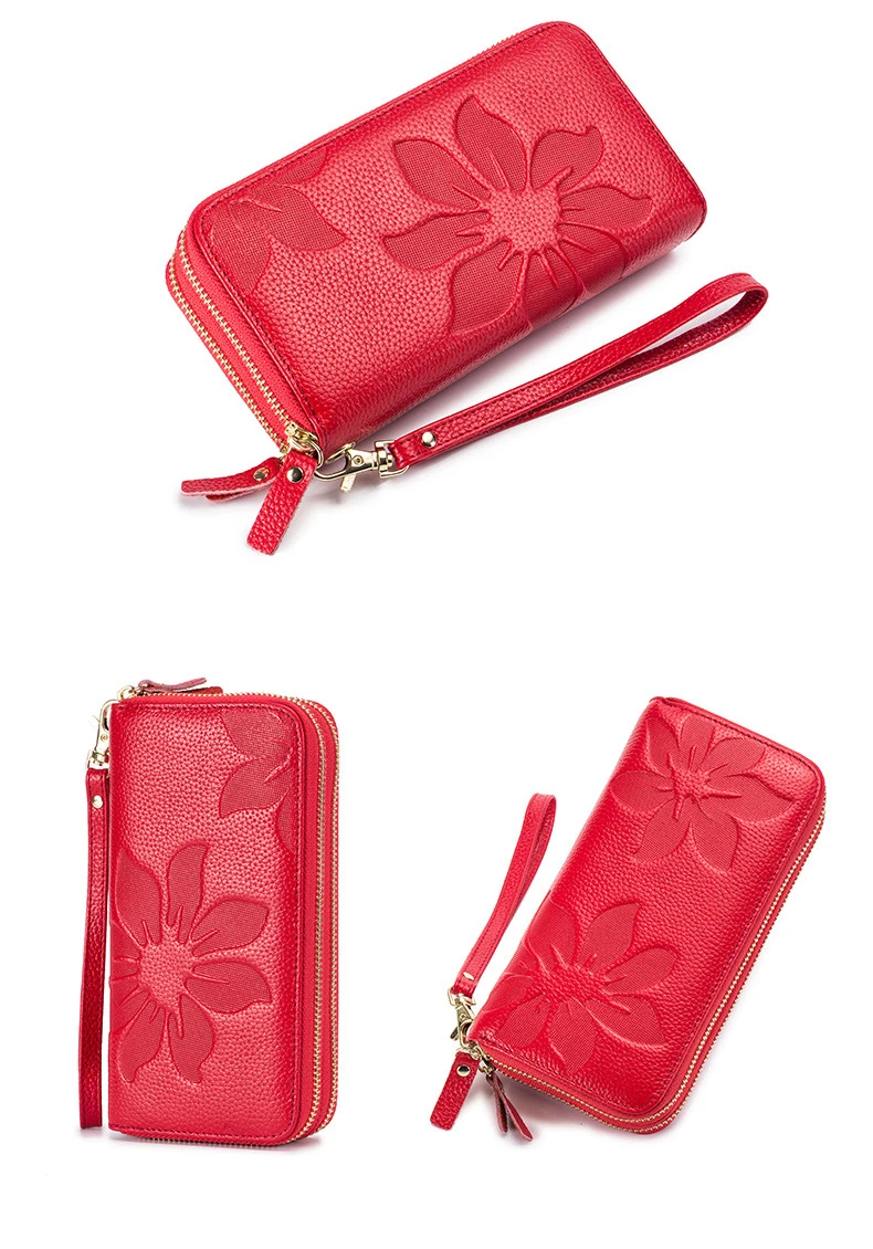 Women genuine leather wallet 19