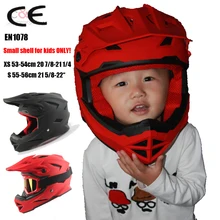 Nikko N42 kids helmets ALLTOP Downhill Mountain Bike Bicycle BMX Helmet DH MTB Full Face CE casco capacetes can wear goggles