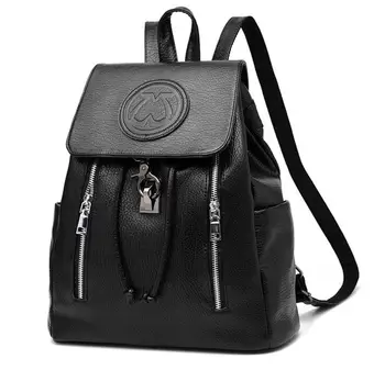 

etn bag 071516 hot sale lady fashion PU leather backpack female travel bag