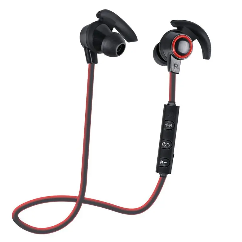 Bluetooth наушники для Oneplus One 1 2 3 3 T X 5 5 T 6 One Plus Беспроводная гарнитура Аксессуары для мобильного телефона Чехол спортивные музыкальные наушники - Цвет: Красный